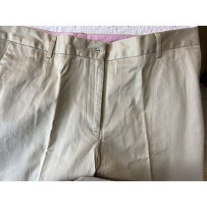 Lands' End Khaki Chino Pants Classic Fit Business Casual Trousers‎ NWOT